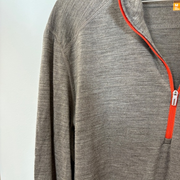 Icebreaker merino bodyfit 200 half zip thermal top medium outdoor ski hiking - Picture 10 of 14